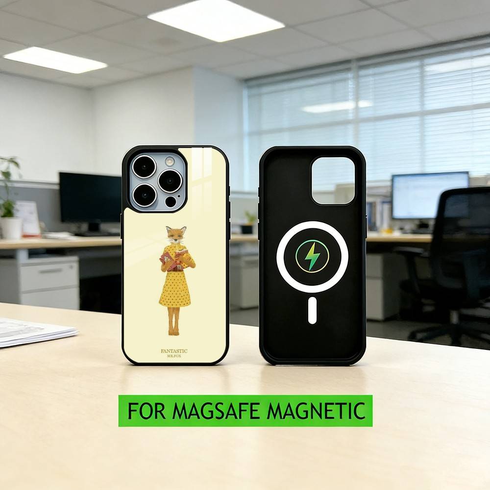 

F-Fantastic Mr F-Fox Phone Case For iPhone17,16,15,14,13,12,11 Plus,Pro Magnetic For Magsafe Wireless Charging iPhone17