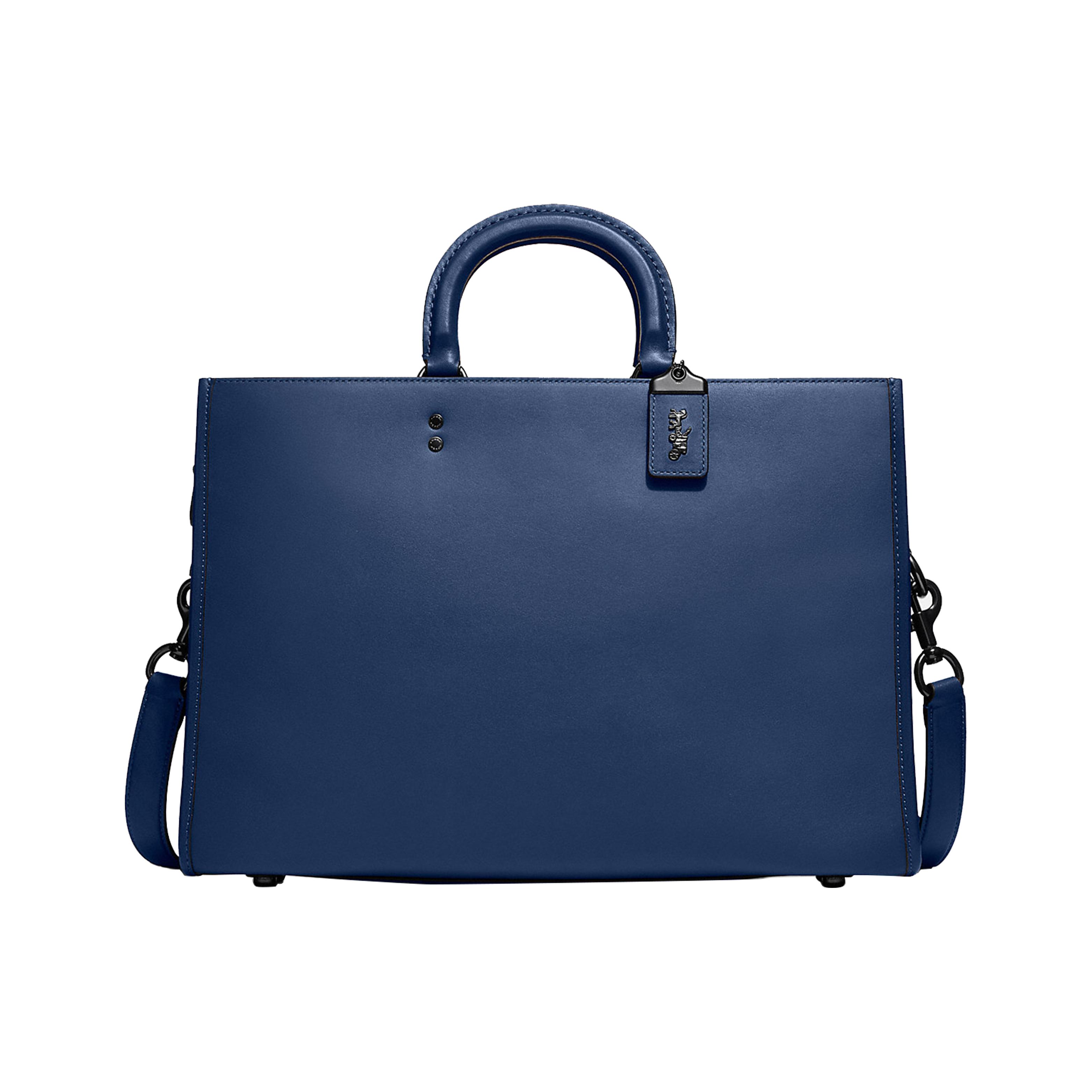 

Новая портативная сумка кроссбоди COACH Rogue из коровьей кожи, сумка на плечо, сумка для ноутбука, портфель Tubas, унисекс, королевский синий C6100-JISMU 41.1*9.9*27.9CM