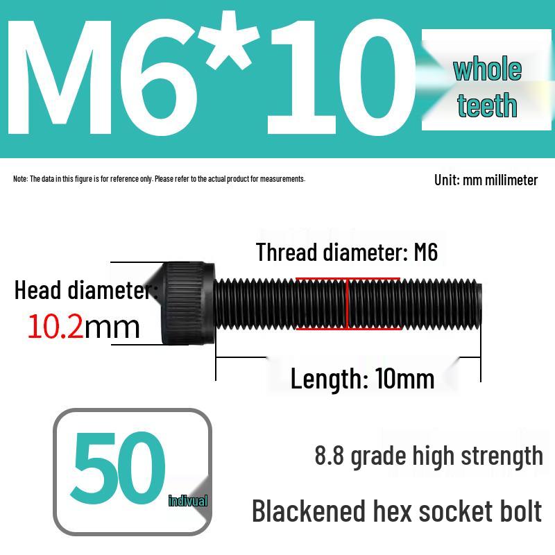 8.8 High-Strength Socket Head Cap Screw Bolt (M4-M20)