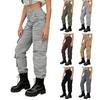 Ladies' Color Pocket Work Pants, Casual And Fashionable Versatile Pants