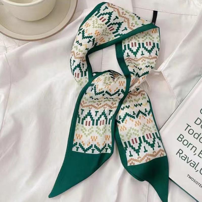 Multifunctional Flower Printed Hair Band Headwear Scarves
