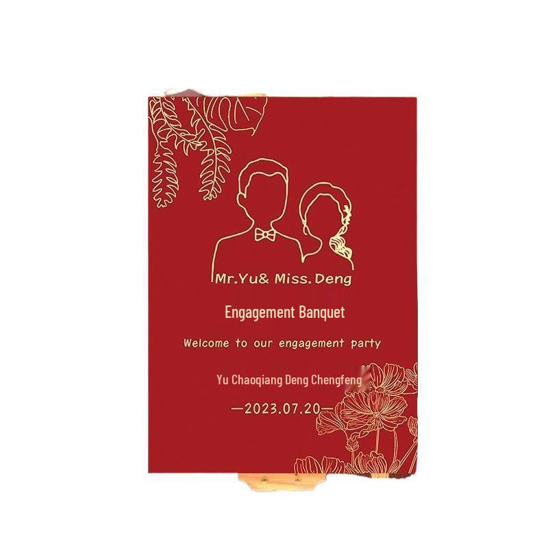 Welcome Sign Engagement Wedding Ceremony Decoration Guide KT Board