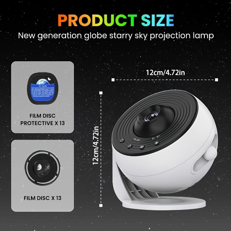 Newest Version of The Globe Pro Design That Projects a Larger Area of The Planetarium. Galaxy Projection Light Features 13 Starry Sky Lights