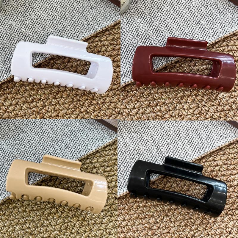 Silicone Shark Clip Hairpin Soft Anti-Collision Protection Back Head Hair Claw Anti-Fall Durable Hair Accessories