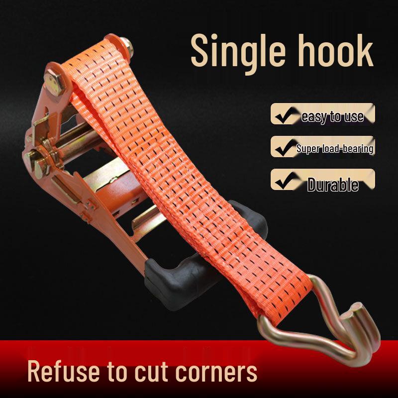 All-Purpose Heavy-Duty Ratchet Tie-Down Straps for Secure Cargo Binding