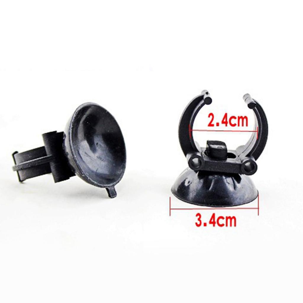 Aquarium Suction Cup with Clip Heater Holders Clamps for Fish for Tank Air Pump & Filter Accessories up to 1in Diameter