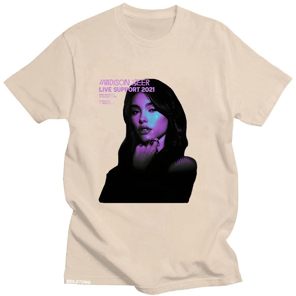 Madison Beer T-shirt Good In Goodbye Short Sleeve High Quality Tee-shirt Summer Fashion Cotton Tshirt Ropa Mujer Retro Clothing