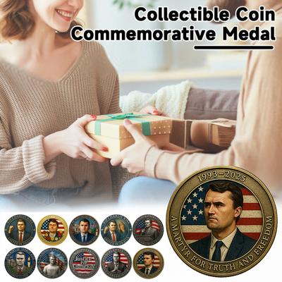 Charlie Kirk Memorial Coin Tribute To Truth Freedom Commemorative Coin Inspirational Souvenir for Fans