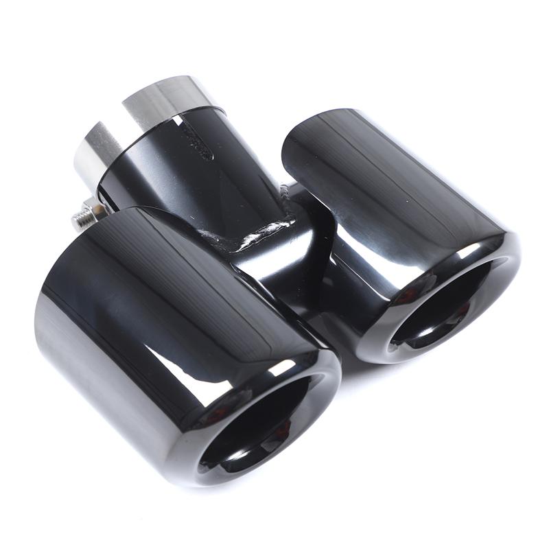 

stainless steel Glossy silver For Toyota FJ Cruiser 2007-2025 Muffler Exhaust Pipe Tip Nozzle Tail Throat Black Exhaust Head чёрный