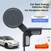 Suporte para Celular com Rotação de 360 Graus Magnético para Carro com Clipe Suporte para Celular Ultra-Estável Amortecedor de Choque Suporte para Celular para Condução Segura