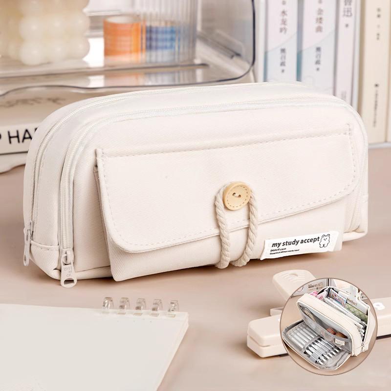 Pouzdro na tužku Velkokapacitní Pouzdro na tužku Ruční taška na pera Kosmetický přenosný dárek pro kancelář Škola Dospívající dívka Chlapec Muži Ženy Dospělí