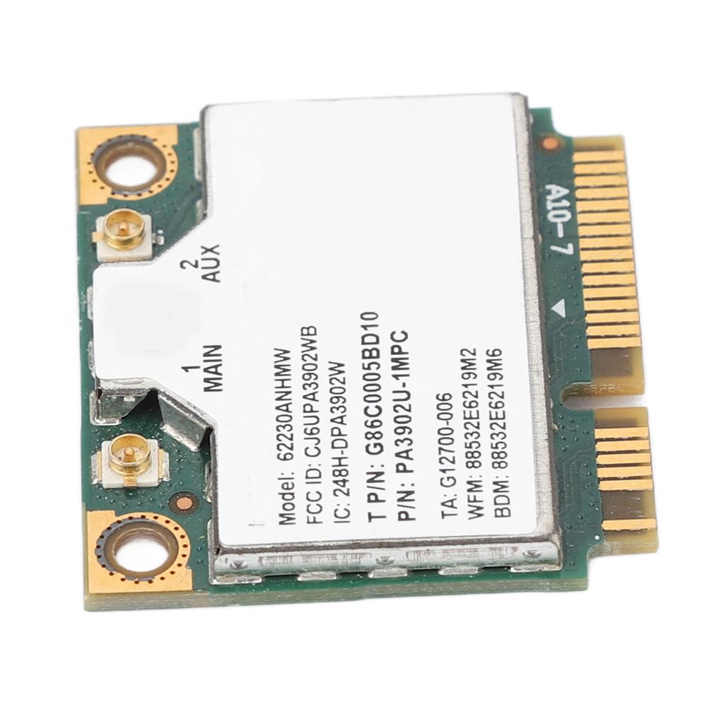 Drahtlose Netzwerkkarte 300 Mbit/s Hochgeschwindigkeitsübertragung Unterstützung 2,4 GHz und 5 GHz MINI PCIE Netzwerkkarte für Laptop
