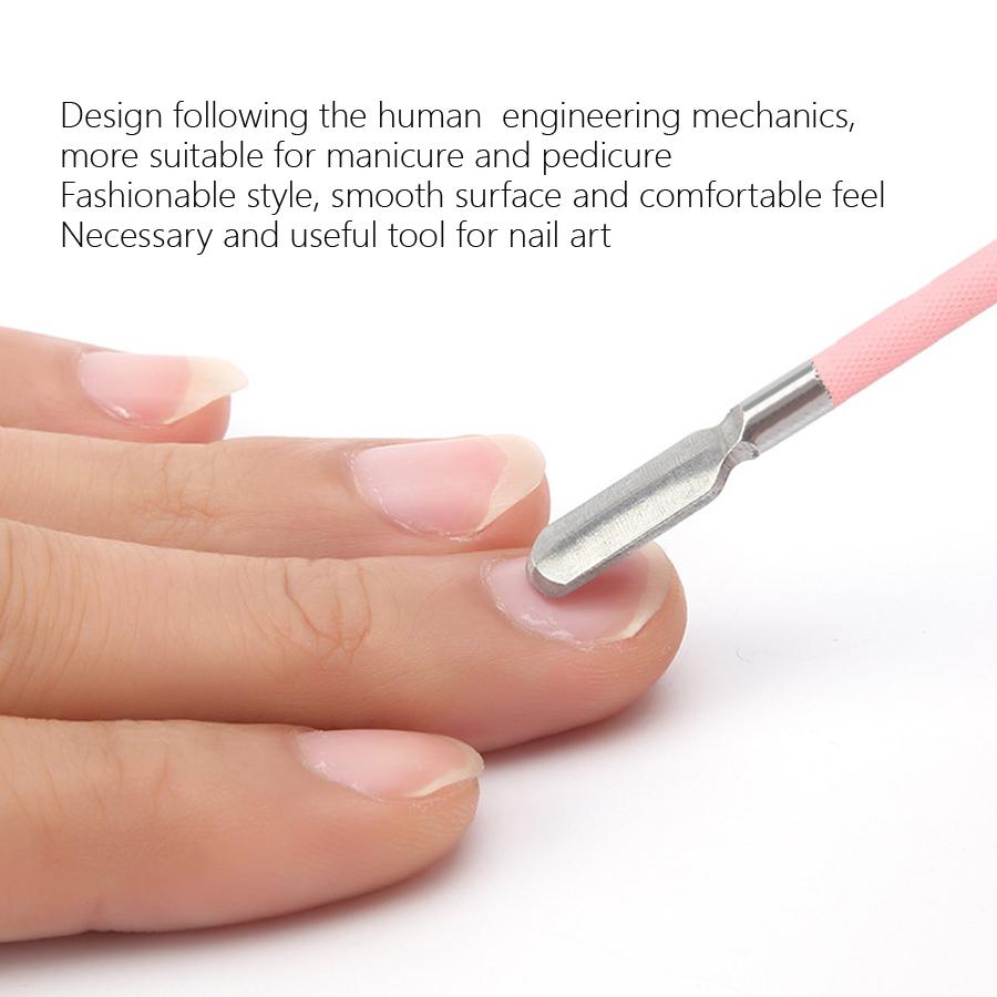 4Pcs Set Nail Enhancement Dead Skin Remover Push Scissors, Stainless Steel Cuticle Pusher Nippers Corrector Tool Manicure Pedicure Care Kit