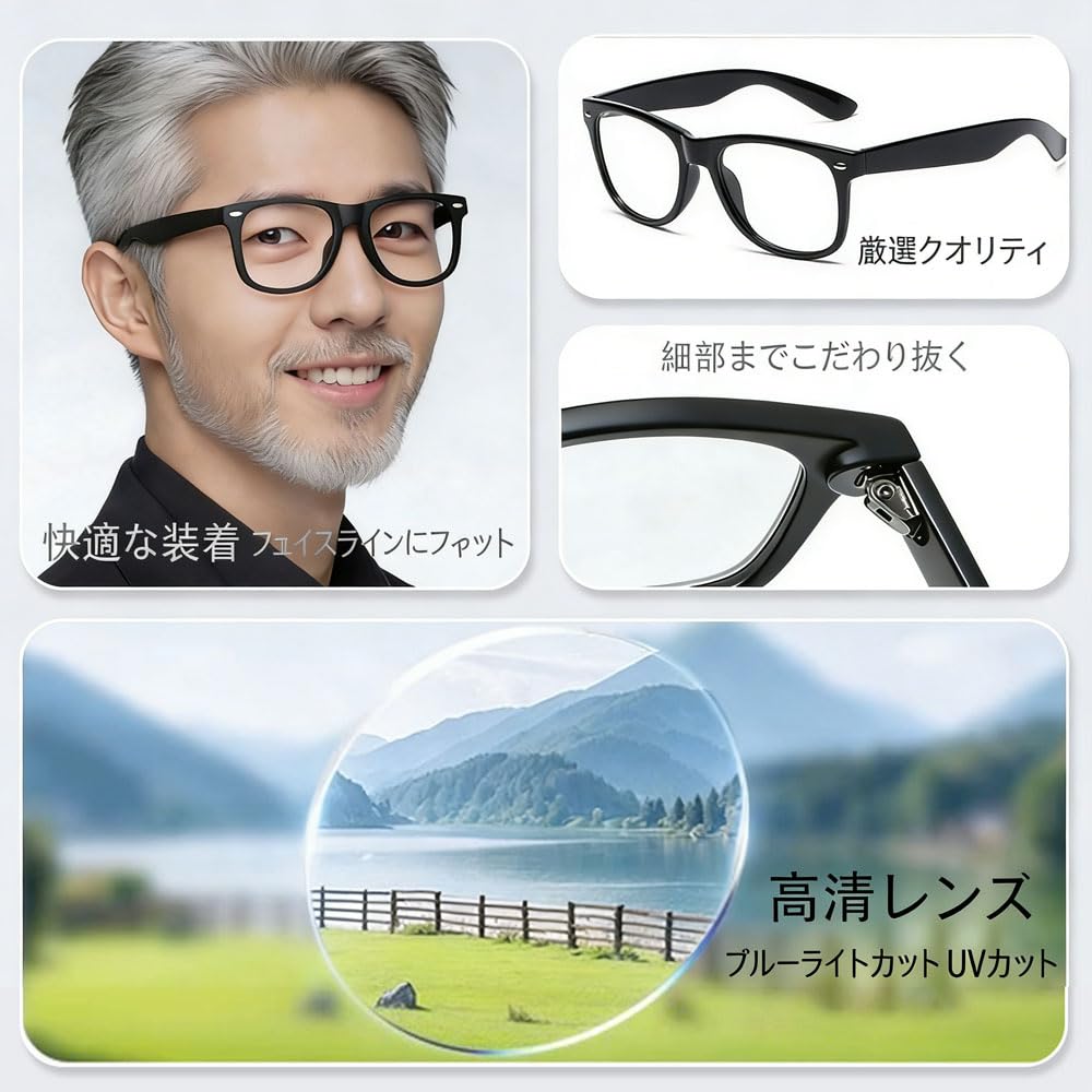 Reading Smart Photochromic High Blue Light UV for Unisex [OptiZen] Glasses, Zoom, Bifocal, Lenses, +1.00~+3.50, Women's & Men's, Ultra-lightweight,