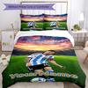 Messi 32 Customize Your Name Bedding Set Breathable Duvet Cover with Pillowcases Home Decoration Birthday Gift