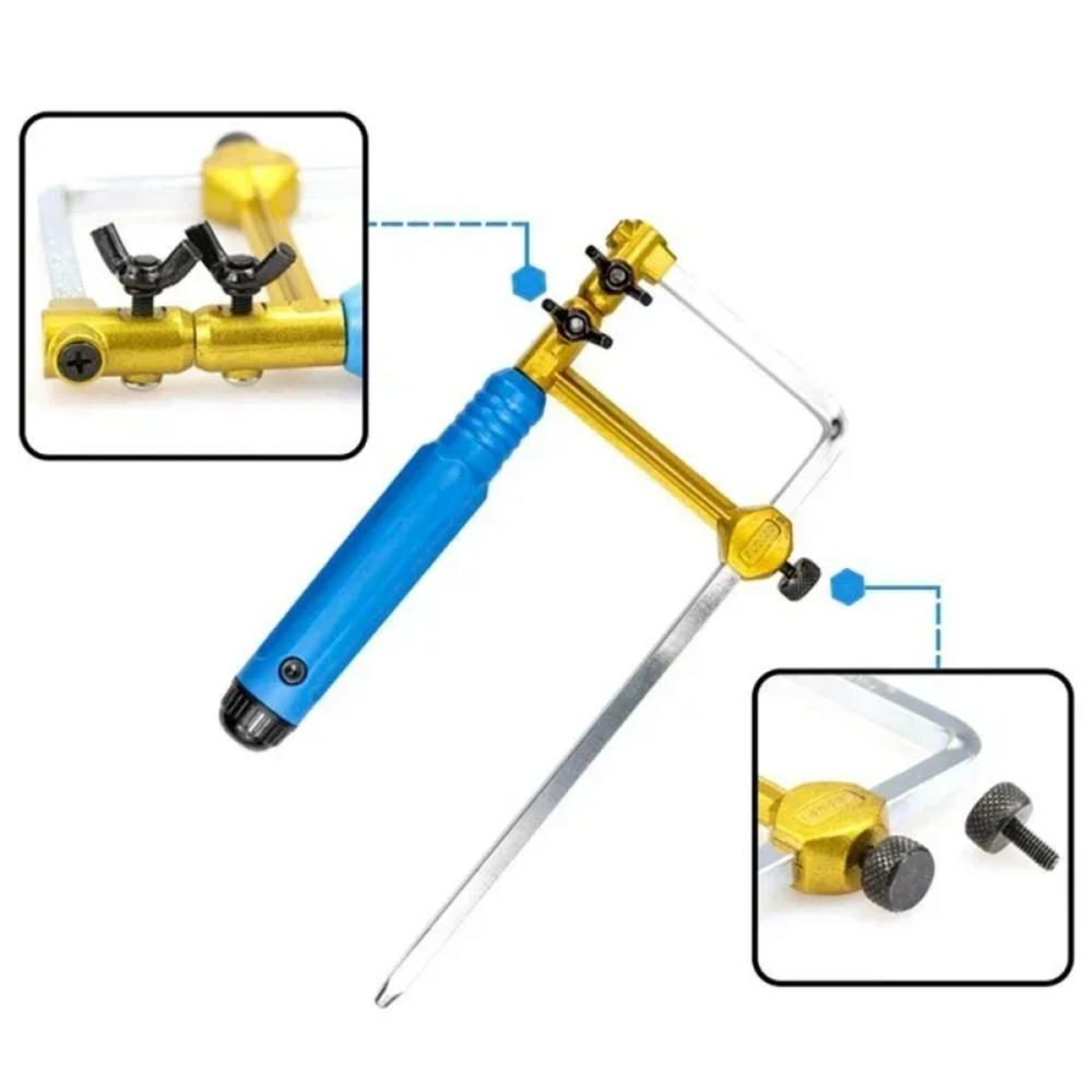 Nastavitelná Mini Ruční Pila Typ U Klenotnická Pila Pilový Luk pro Šperky DIY Nástroje Dřevoobráběcí Řemeslné Nástroje Sada Ručních Nástrojů Pilový List