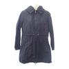 D10934910105_54543 Mod Coat Navy Polyester Women