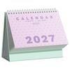 Polka Dot Print Table Calendar With Stickers Stand Up Calendar Desk Calendar For Home Office