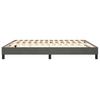 Box Spring Bed Frame Dark Gray 160 X 200 Cm Velvet