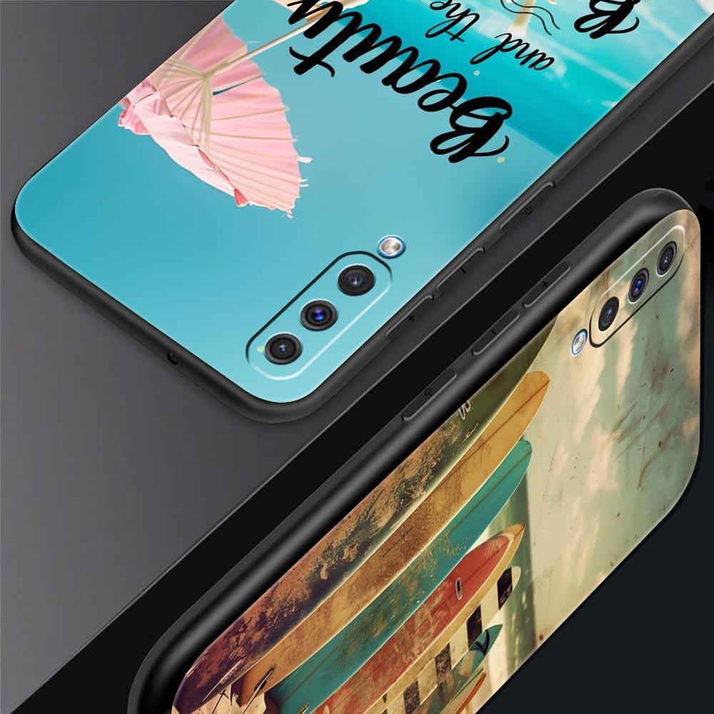Summer Beach Phone Case for Samsung Galaxy A56 A36 A26 A16 A34 A24 A42 A22 A20 A12 A40 A30 A10 5G Soft TPU Cover Shell Funda Bag