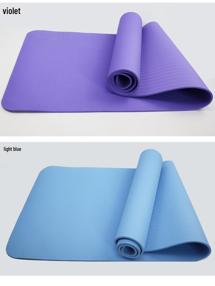 Yoga Mat with Soundproofing, Non-Slip Sports Floor Mat for Indoor Use, Includes Posture Guidance, Ideal for Jump Rope and Other Exercises