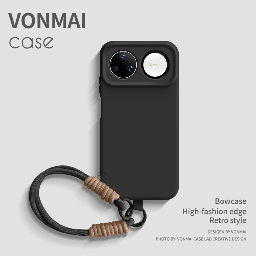 Fox Fruit Is Suitable for Huawei Nova15ultra's New Liquid Silicone Mobile Phone Case Nova14pro Solid Color High-end Trend