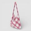 Cozy Check Shoulder Bag _[Berry]