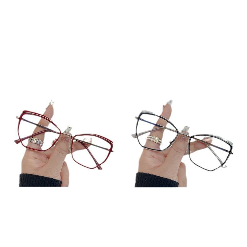 New year, optical glasses for men and women, metal anti-blue light, fashion trend, glasses