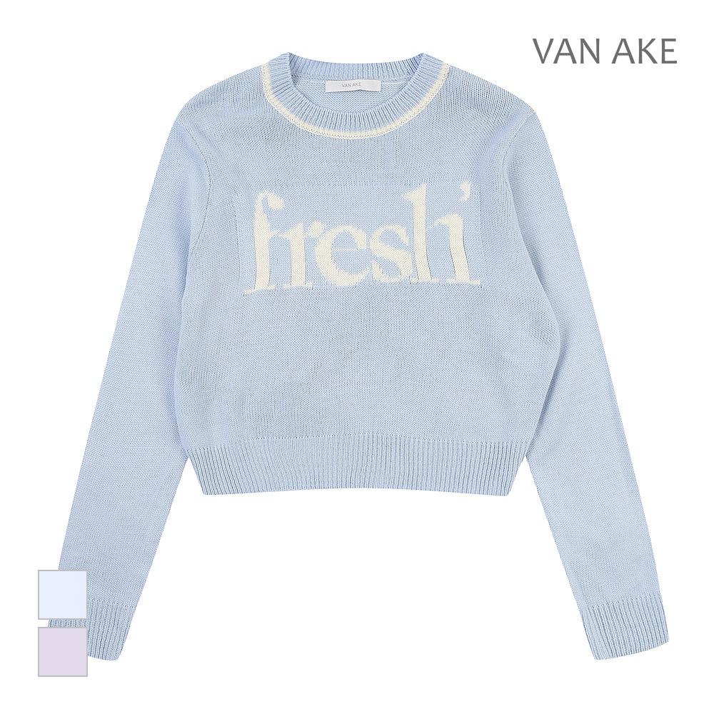VANAKE Big English Design Knit_Vb34Ktq306Z