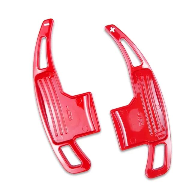 

For Ford Mustang 2015 2016 2017 2018 Carbon fiber pattern Car Steering Wheel Shift Paddle Extension DSG Shifting Paddle червоний
