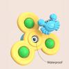 Non-Toxic 3Pcs/Set Cartoon Rotating Rattles Baby Toys Suction Cup Spinner Toys For 1 2 3 Years Old Children Interactive Toys For Kids