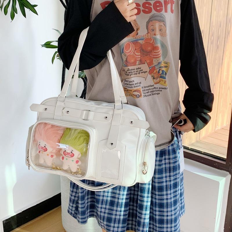 New Japanese Bow College Style JK Girl Uniform Bag Two-dimensional Shoulder Messenger Bag Hand Carrying Baby Bag
