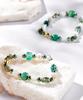 Green Agate Stone Bracelet (PLT-BR-038_GN)