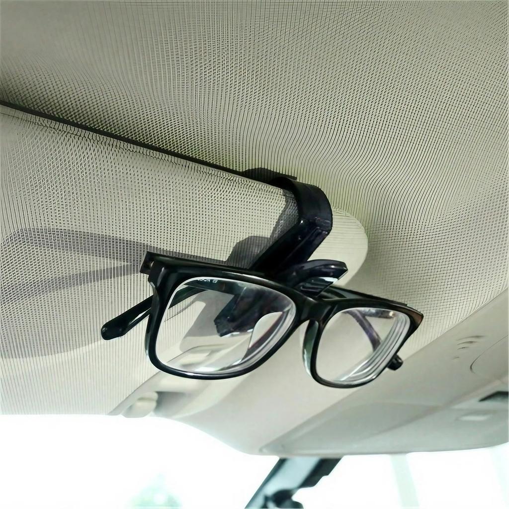 2PCS Auto Fastener Car Vehicle Sun Visor Sunglasses Eyeglasses Glasses Holder Card Ticket Pen Clip Automotive Accessories