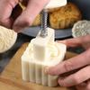 Non-stick White Stamps Plastic Bean Cake Mold Moon Cake Mould Mooncake Tools Mooncake Mold