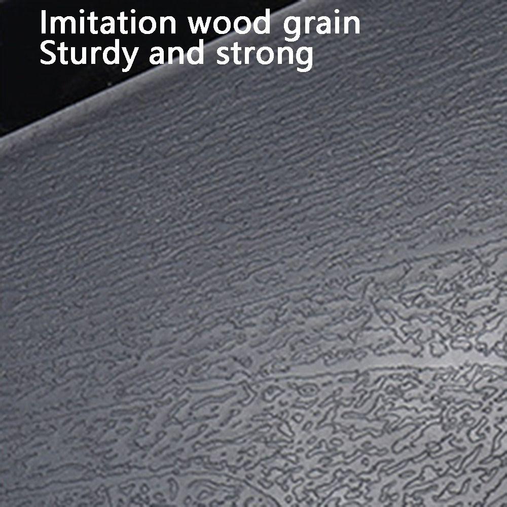 Wood Grain Kitchen Table Trays with Handles Fruit Plate Waterproof Food Serving Trays  Living Room