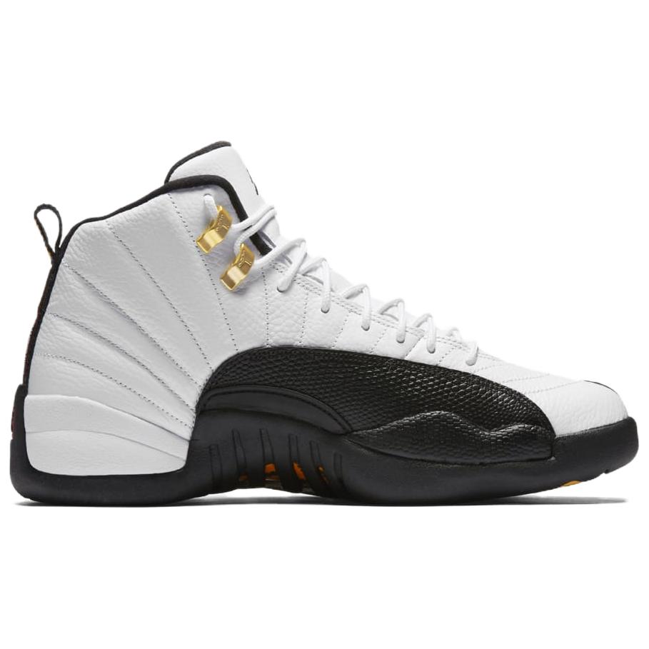 Air Jordan 12 Retro Taxi 2025 Men Sneakers White Black CT8013-117