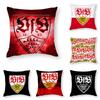 V-VfB-BES Fashion S-StuttgartS Pillow Case 3D Print Polyester Fiber 40*40cm Home Sofa Throw Decoration Festival Gift