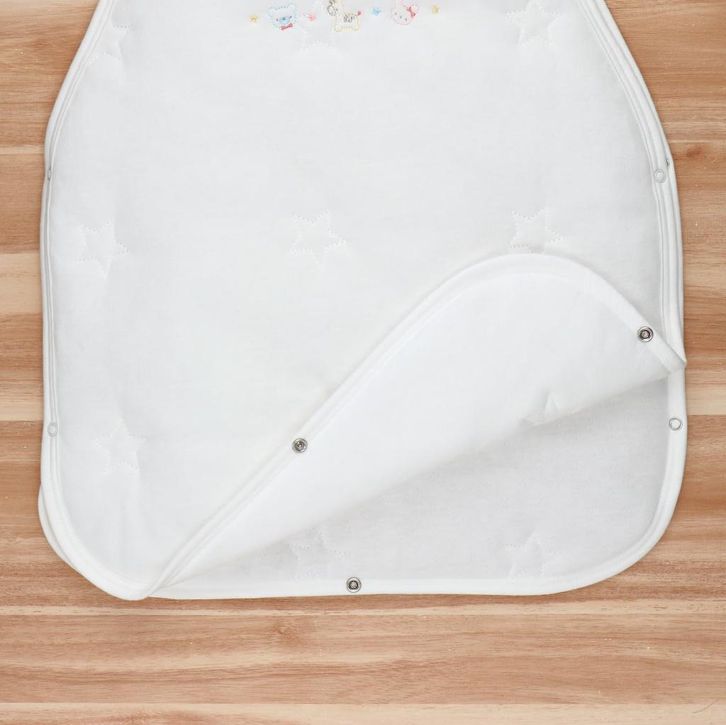 Baby Castle Sugar Baby Years Made in Japan Sleeper, 0-2 Old, Off-White,