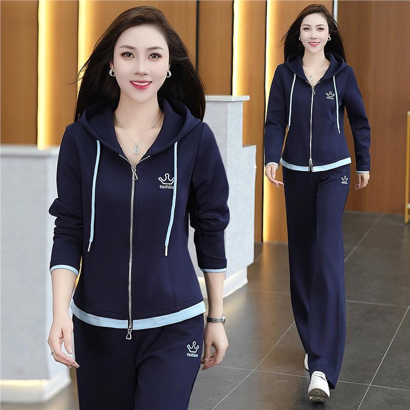 

Women s High-End Spring/Autumn Sports Suit: 2025 Fashionable Hooded Cardigan Sweatshirt & Casual Wear Set L [80-105 lbs, includes shipping insurance]
