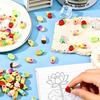 80/300pcs 0.39-0.59inch Cute Cartoon Erasers Team Carnival Present Colorful Gift Fillers School Student Prizes YMY