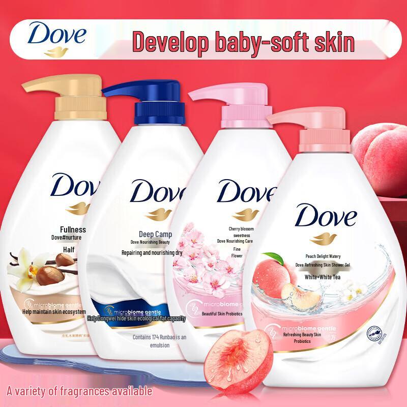 Dove Nourishing Beauty Shower Milk Duo Pack