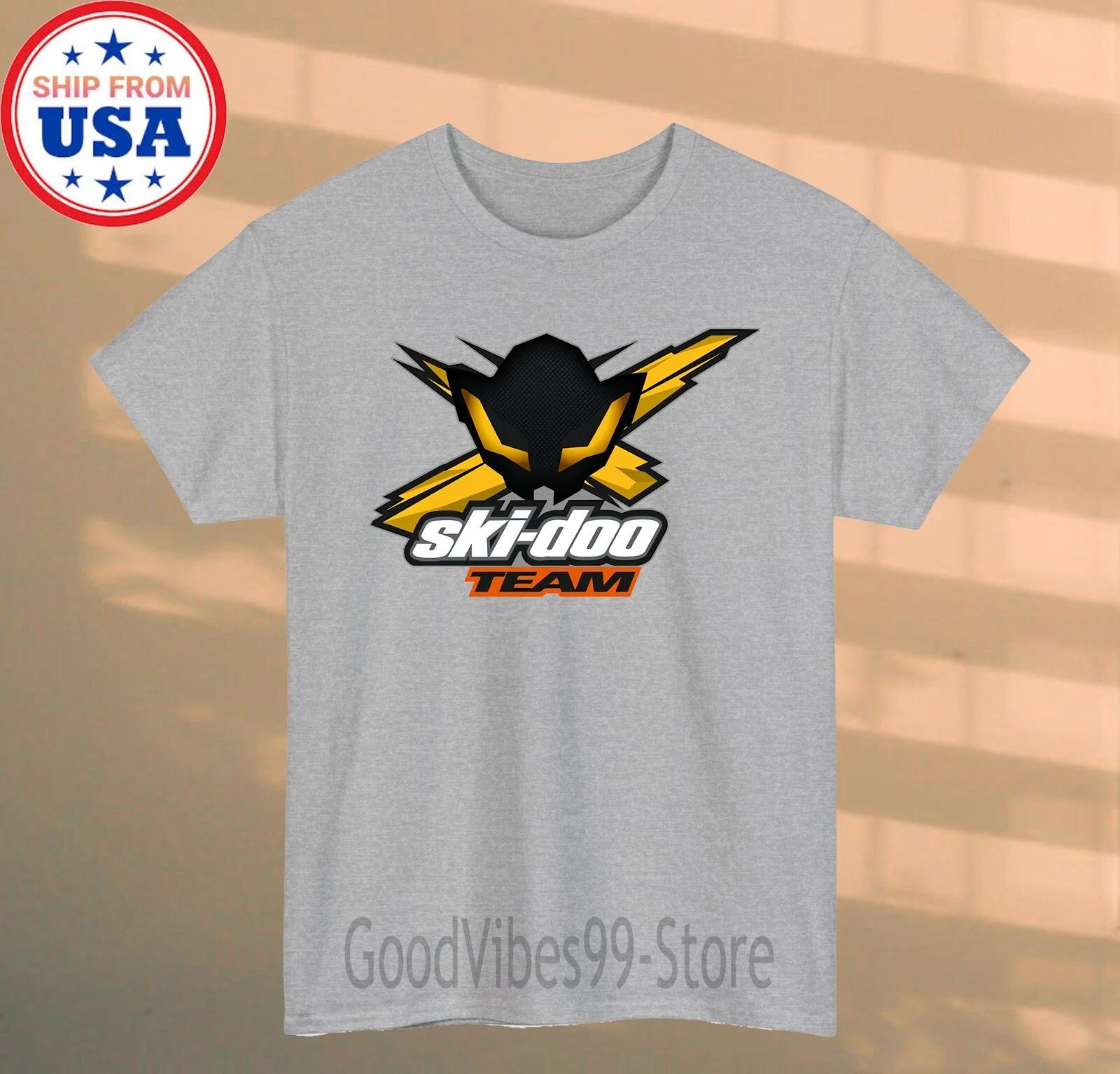 Ski-Doo Racing Team Snowmobile Men s Grey Size S-5XL 4XL