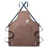 Aprons for Men Women with Pockets Cotton Enrich Durable Large Waterproof  For Kitchen, Workshop, BBQ, Chef Apron