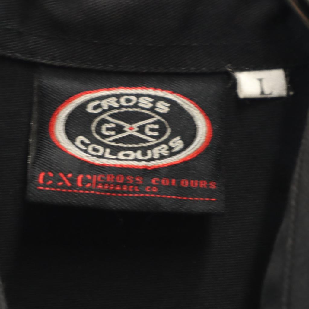 CROSS COLOURS Bruno Mars Long Sleeve Work Shirt L Black Men's Used