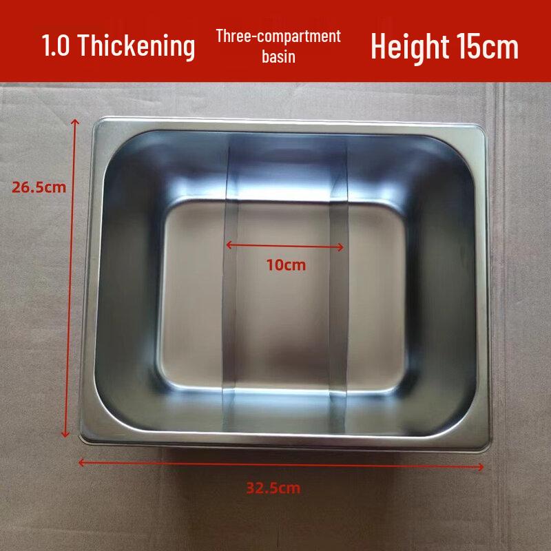 Stainless Steel Divided Meal Tray