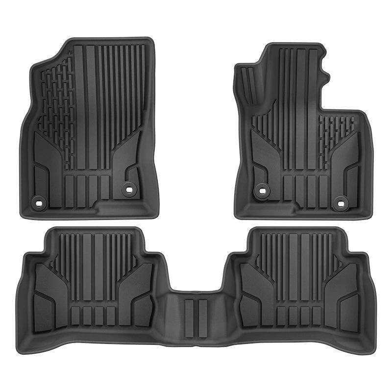 TPE Floor Mats for Right-Hand Drive Mazda CX-5 KF (2017-2024) - Dirt-Resistant.