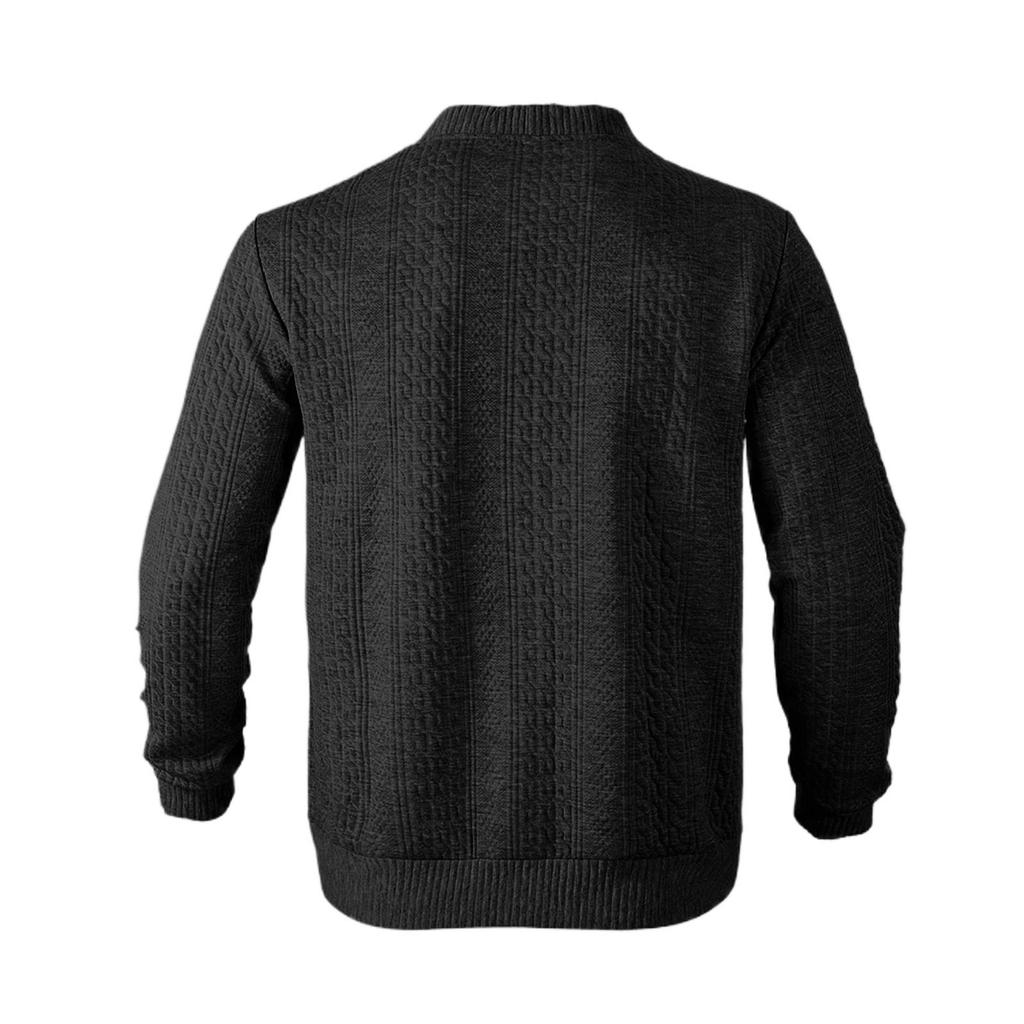 Men's Cardigan Buttoned Knit Jacket Slim Fit Jacket