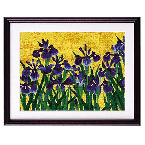 

Набор для вышивания крестом Olympus Thread, Коллекция шедевров японской красоты, «Яцухасидзу-но-бёбу» Огаты Корина, Бежевый, 7188