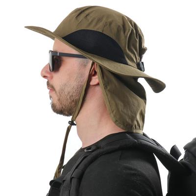 Herren- und Damen-Outdoor-Schal-Bucket-Hut Sonnenschutz-Sonnenhut Nackenschutz Teufelshut wasserdicht Sonnenschirm UV-Schutz Sonnenhut